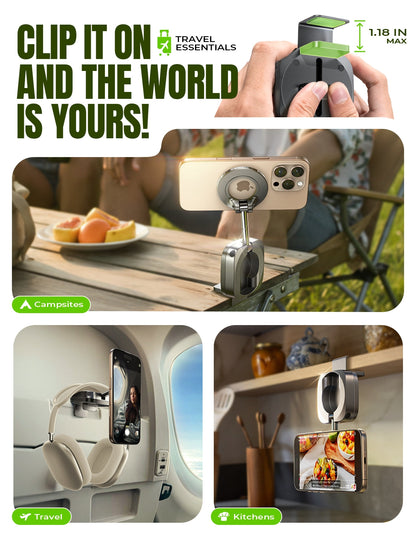 LISEN MagSafe Airplane Travel Phone Holder