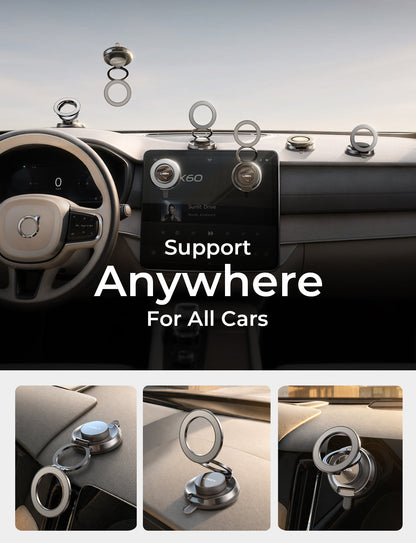 LISEN 360° Vacuum Suction MagSafe Car Mount