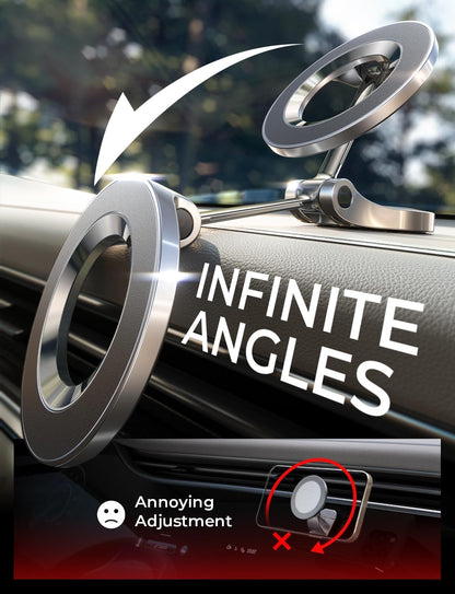 LISEN Mini Magnetic Dashboard MagSafe Car Mount