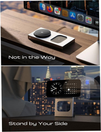 LISEN Qi2 3-in-1 15w MagSafe Charging Station