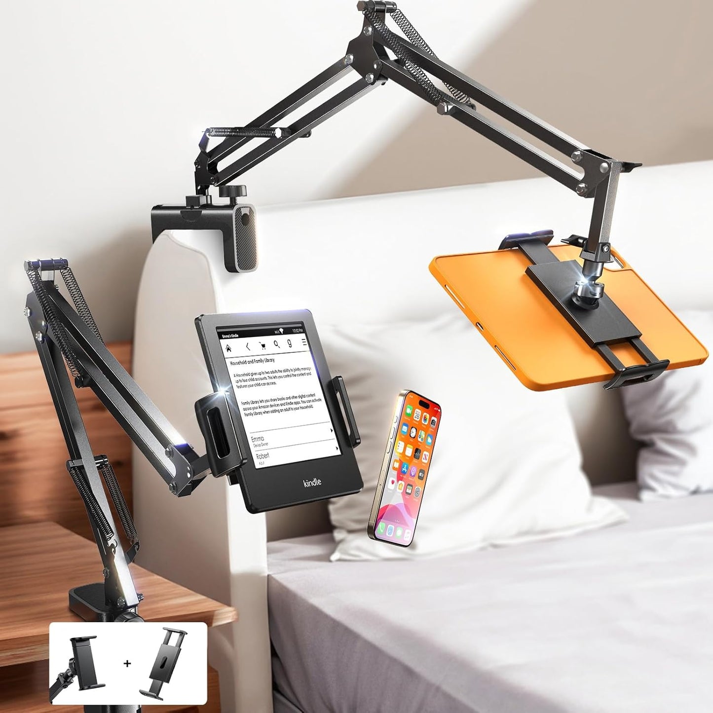 LISEN Tablet Stand iPad Stand for Desk & Bed