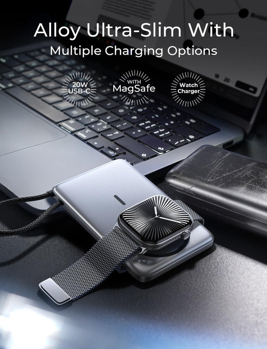 LISEN 0.5'' Ultra Slim 10000mAh MagSafe Power Bank