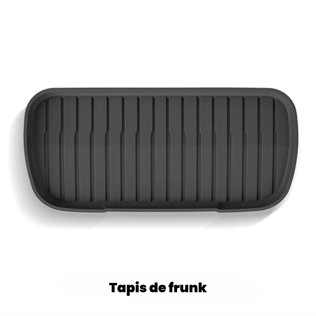 Tapis de frunk pour Tesla Model Y, protection contre l'usure et la saleté, facile à nettoyer.