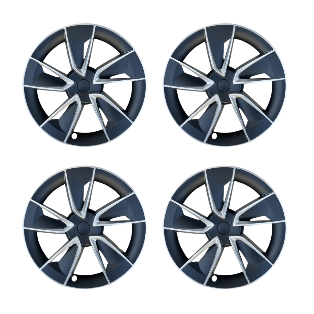Enjoliveurs 19 pouces pour Tesla Model Y Juniper 2025, offrant style et protection pour vos roues.