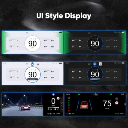 Dashboard LCD screen