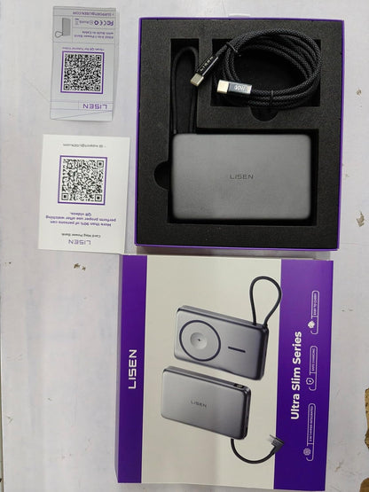 LISEN 0.5'' Ultra Slim 10000mAh MagSafe Power Bank