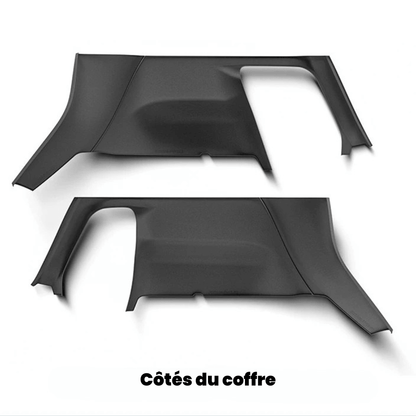 Côtés du coffre pour tapis de protection Tesla Model Y, design adapté et durable en TPE.