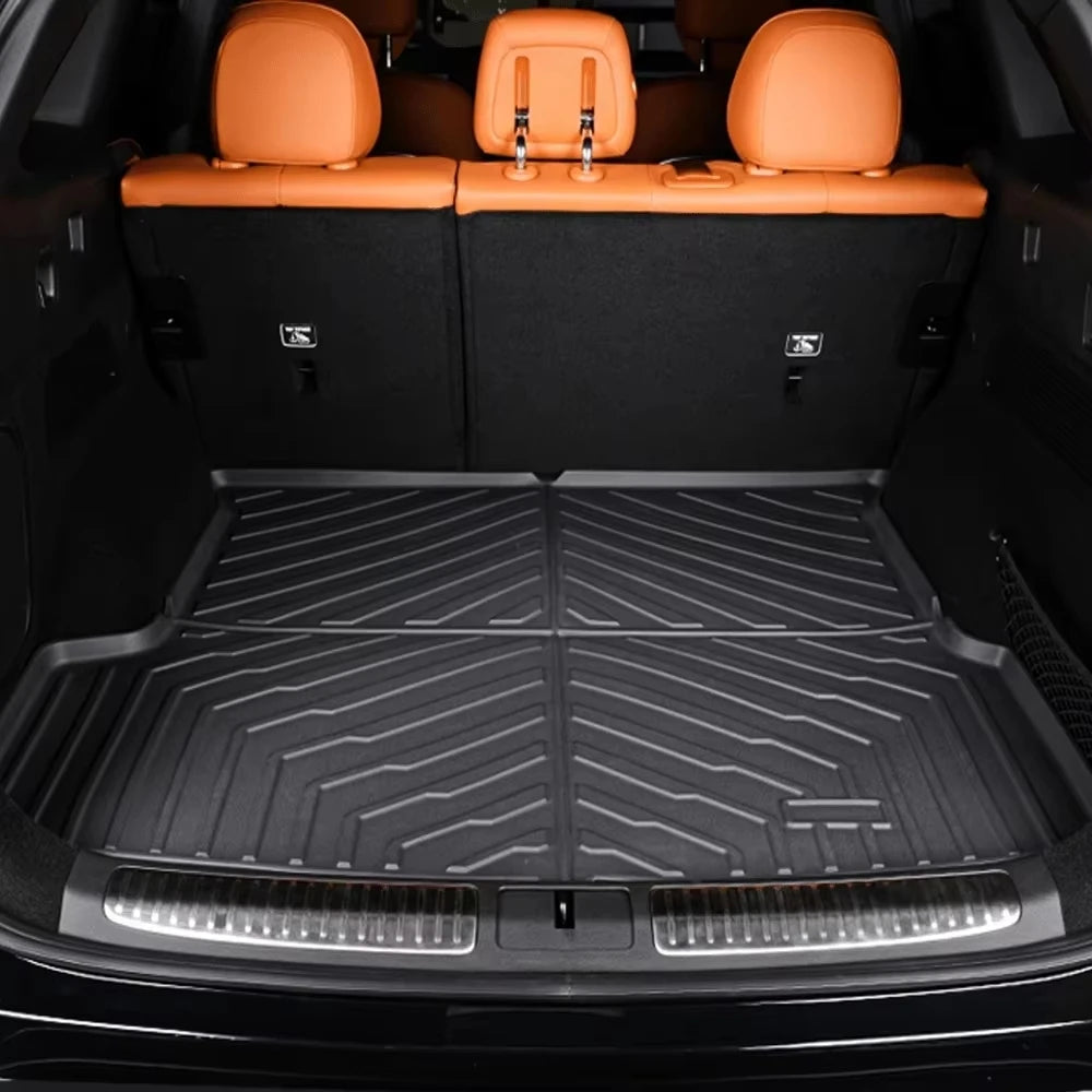 Tapis de sol toutes saisons en TPE pour BYD Seal U, intérieur de véhicule électrique avec protection complète.
