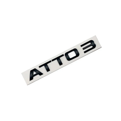 Emblème Atto 3 de BYD, emblème métallique pour personnaliser votre véhicule électrique.