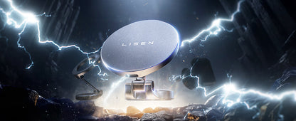 LISEN Mini MagSafe Car Mount Charger[Mini & Fast Charging]